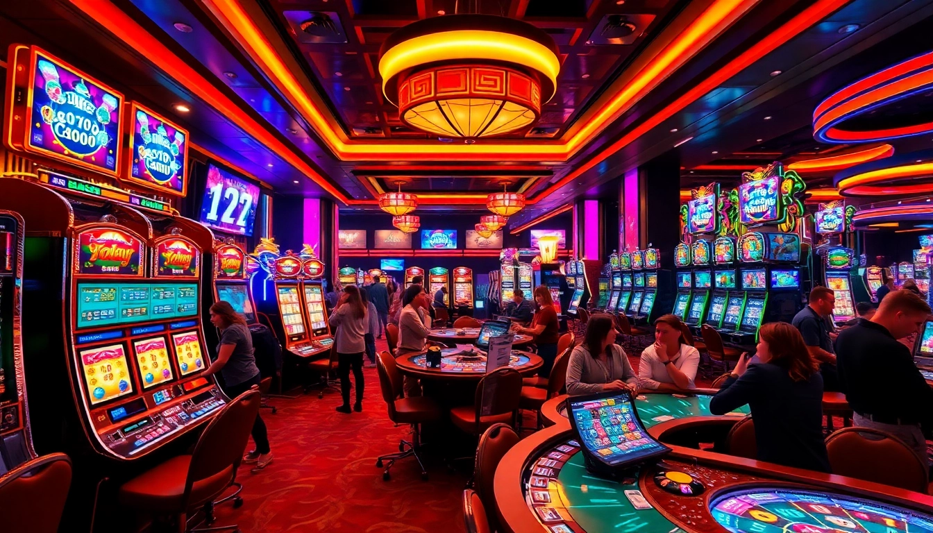 Experience online gaming excitement at 123b.faith with vibrant casino visuals.
