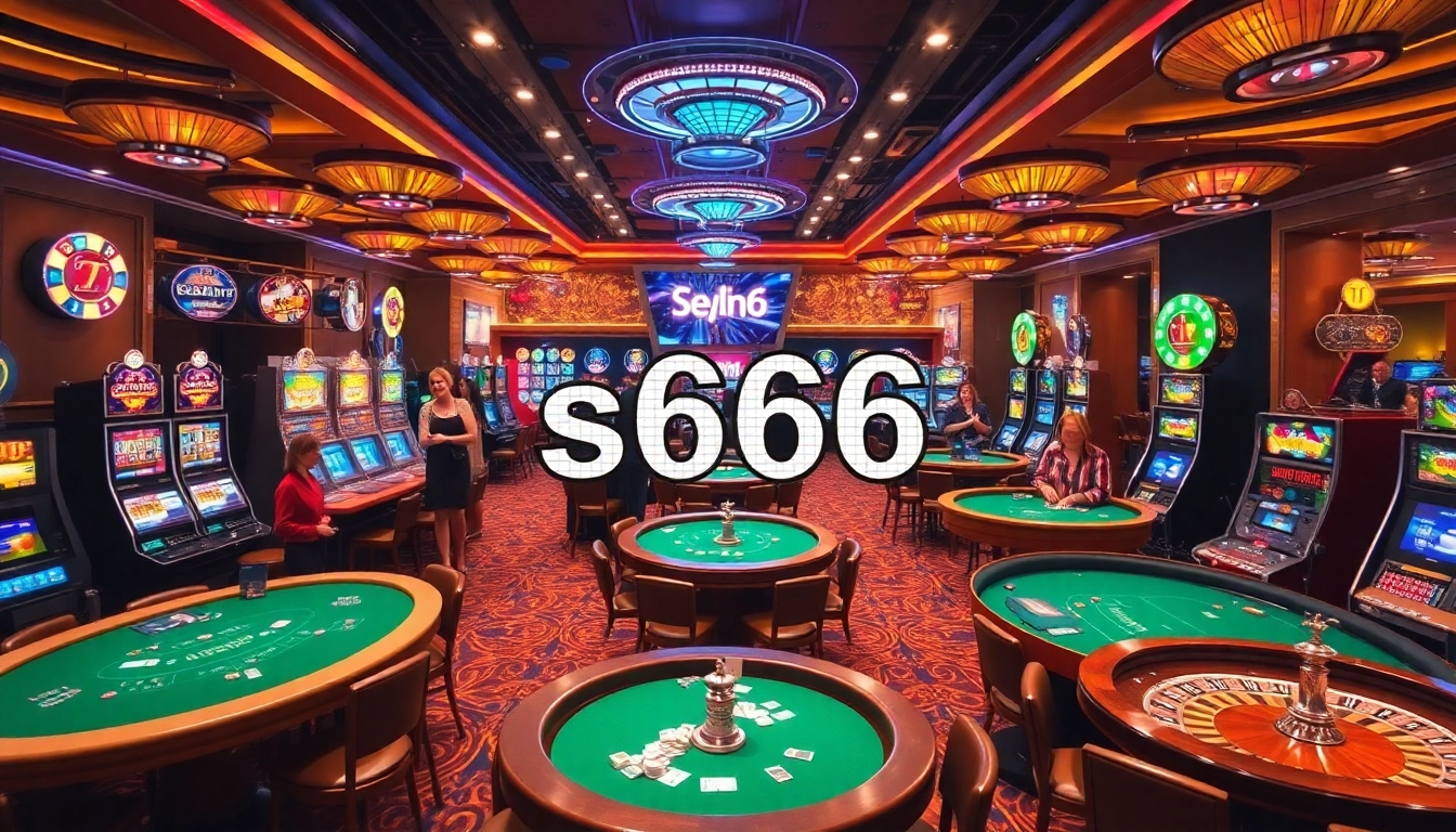 Experience high-stakes excitement at s666 with vibrant casino games and engaging players.