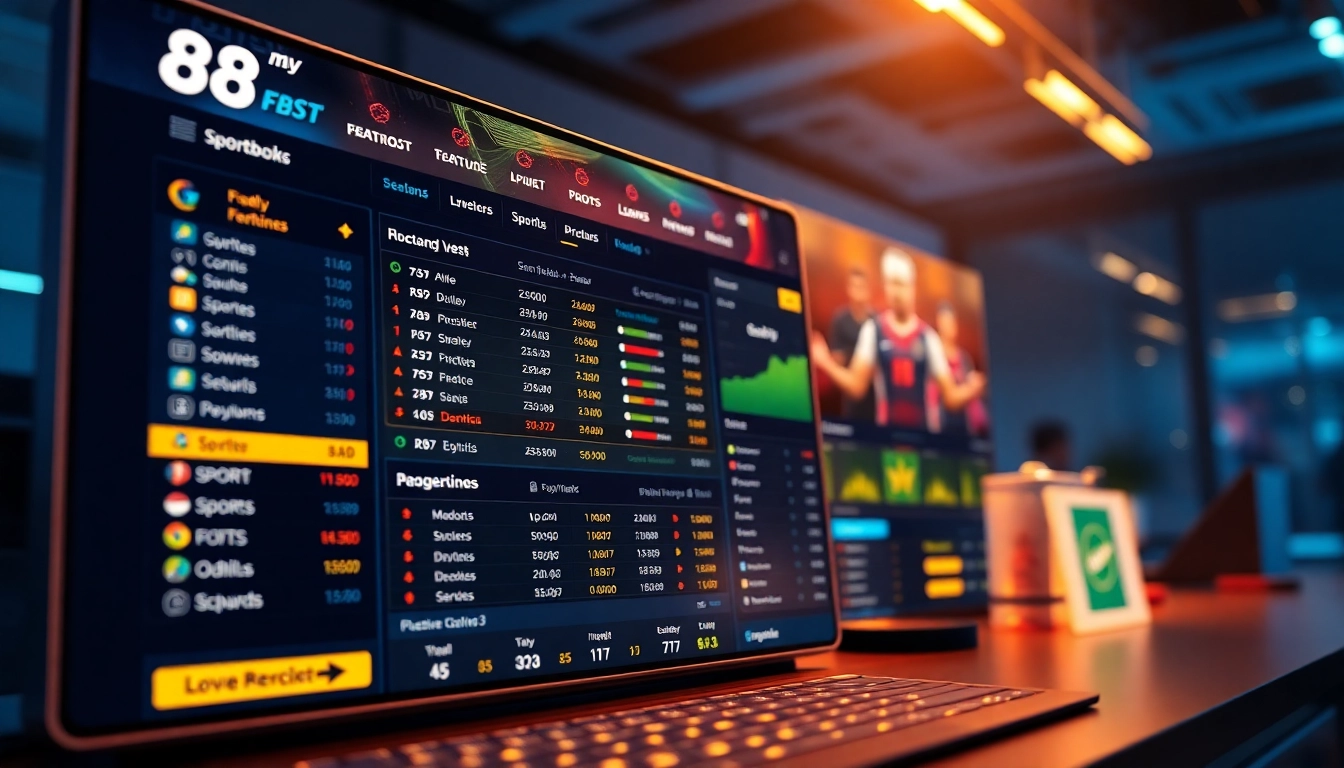 Interactive online betting interface of m88.com.mx showcasing sports and live betting options.