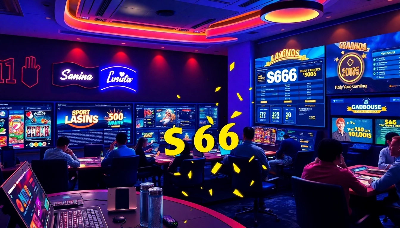 Engaging online gambling scene at s666.nyc showcasing a winning player and diverse games.