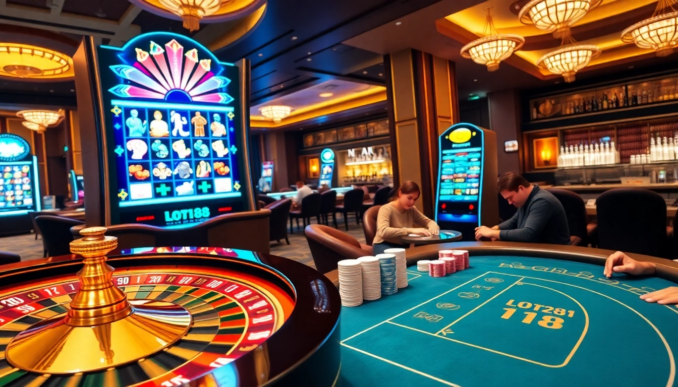 Engage in thrilling gameplay at loto188.gb.net with poker chips and a roulette wheel.