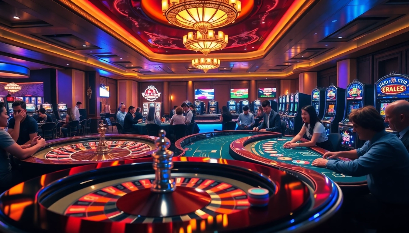 Experience thrilling casino action at ee88win.net with poker tables and slot machines.